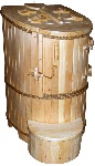 Фитобочка овальная со скосом «Душа Монаха», диаметр 78х100см, толщина40мм